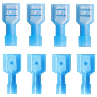 100 tk nailonlabida kiirlahutusühenduste komplekt, elektriisolatsiooniga klemmid, isas- ja emaslabida traadi pressimisklemm