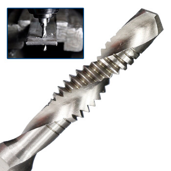 XCAN 1/4 Hex Shank Composite Tap 12-24 NC HSS βύσμα βρύσης μηχανής Εργαλεία διάτρησης σπειρώματος σπειροειδούς σημείου