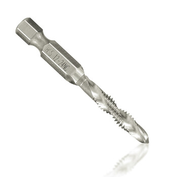 XCAN 1/4 Hex Shank Composite Tap 12-24 NC HSS βύσμα βρύσης μηχανής Εργαλεία διάτρησης σπειρώματος σπειροειδούς σημείου