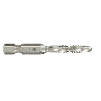 XCAN 1/4 Hex Shank Composite Tap 12-24 NC HSS βύσμα βρύσης μηχανής Εργαλεία διάτρησης σπειρώματος σπειροειδούς σημείου