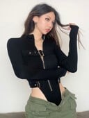 Dámsky punkový motocyklový overal s kovovými gombíkmi a zipsom, športový, bodycon, streetwear, retro kardigan s dlhým rukávom, topy a body