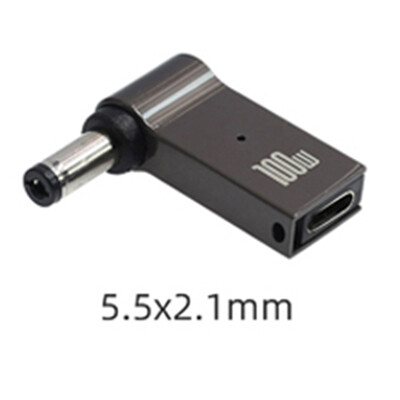 1 gab 100 W 5,5 7,9 4,0 2,5 6,5 mm līdzstrāvas uz USB tipa C ātrās uzlādes adaptera spraudņa savienotājs Universāls USB C klēpjdatora lādētāja pārveidotājs