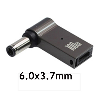 1 gab 100 W 5,5 7,9 4,0 2,5 6,5 mm līdzstrāvas uz USB tipa C ātrās uzlādes adaptera spraudņa savienotājs Universāls USB C klēpjdatora lādētāja pārveidotājs