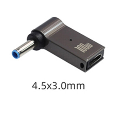 1 gab 100 W 5,5 7,9 4,0 2,5 6,5 mm līdzstrāvas uz USB tipa C ātrās uzlādes adaptera spraudņa savienotājs Universāls USB C klēpjdatora lādētāja pārveidotājs