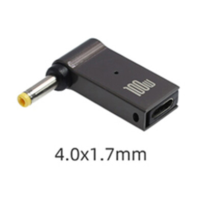 1 gab 100 W 5,5 7,9 4,0 2,5 6,5 mm līdzstrāvas uz USB tipa C ātrās uzlādes adaptera spraudņa savienotājs Universāls USB C klēpjdatora lādētāja pārveidotājs