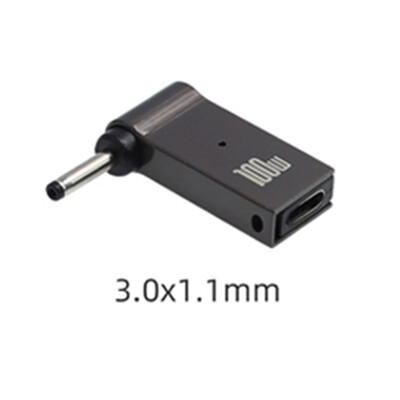 1 gab 100 W 5,5 7,9 4,0 2,5 6,5 mm līdzstrāvas uz USB tipa C ātrās uzlādes adaptera spraudņa savienotājs Universāls USB C klēpjdatora lādētāja pārveidotājs