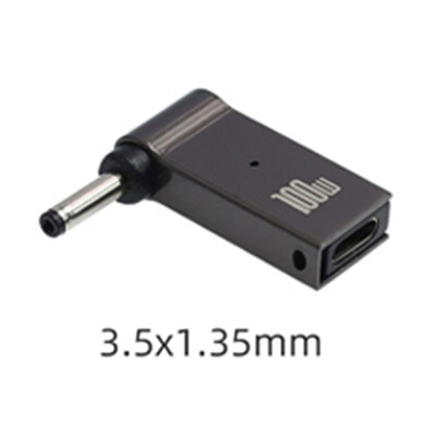 1 gab 100 W 5,5 7,9 4,0 2,5 6,5 mm līdzstrāvas uz USB tipa C ātrās uzlādes adaptera spraudņa savienotājs Universāls USB C klēpjdatora lādētāja pārveidotājs