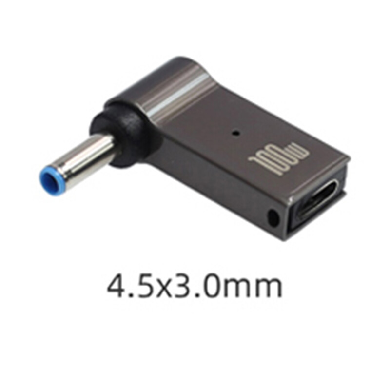 1 gab 100 W 5,5 7,9 4,0 2,5 6,5 mm līdzstrāvas uz USB tipa C ātrās uzlādes adaptera spraudņa savienotājs Universāls USB C klēpjdatora lādētāja pārveidotājs