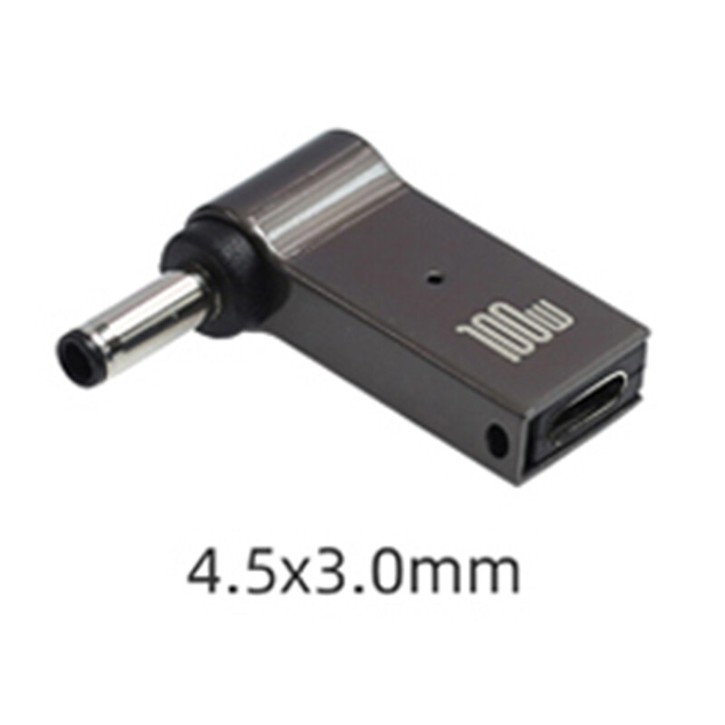 1 gab 100 W 5,5 7,9 4,0 2,5 6,5 mm līdzstrāvas uz USB tipa C ātrās uzlādes adaptera spraudņa savienotājs Universāls USB C klēpjdatora lādētāja pārveidotājs