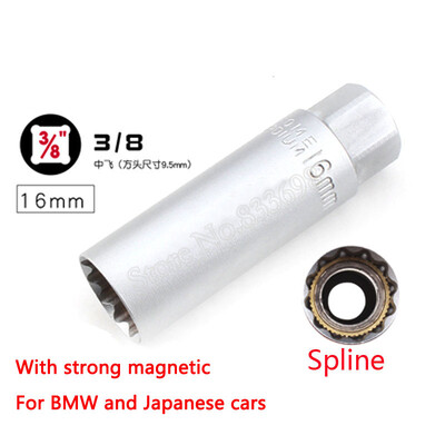 O bucată 14 16 21mm cheie pentru bujii demontare mașină cheie cu manson de reparare 3/8 1/2 inch șrapnel instrument cheie