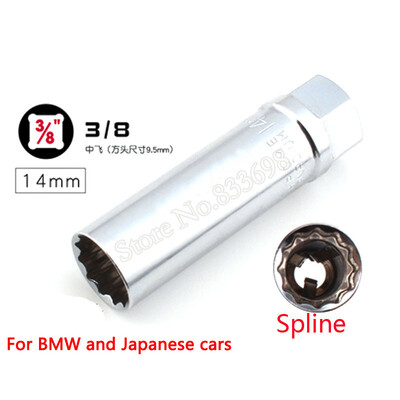 O bucată 14 16 21mm cheie pentru bujii demontare mașină cheie cu manson de reparare 3/8 1/2 inch șrapnel instrument cheie