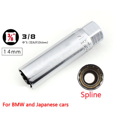 O bucată 14 16 21mm cheie pentru bujii demontare mașină cheie cu manson de reparare 3/8 1/2 inch șrapnel instrument cheie