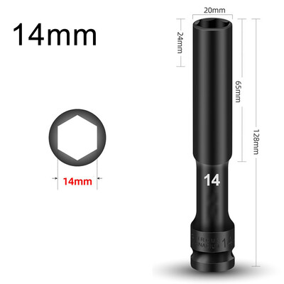 Šesterokutni nasadni ključ 1/2 pogonski nasadni ključ Udarni ključ šesterokutni nasadni set svrdla Čelični vijci Odvijači Produžni adapter Magnetski vrhovi