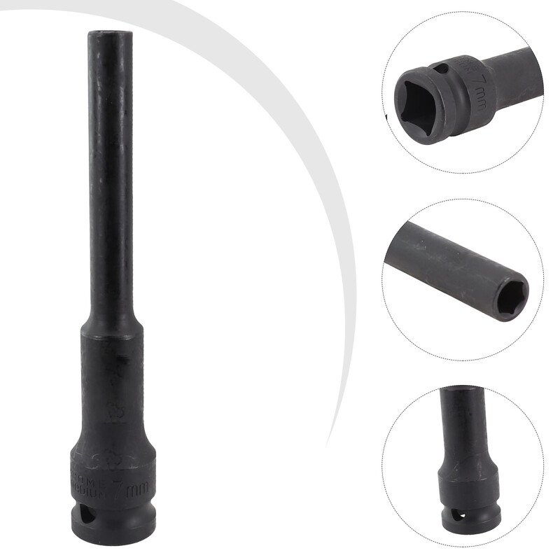 Șuruburi hexagonale 1/2 priză de antrenare Cheie de impact Socluri hexagonale Set de burghie Șuruburi din oțel Șuruburi Adaptor de extensie Vârfuri magnetice