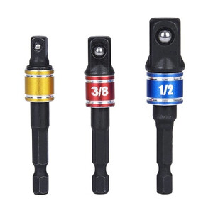 3-dijelna univerzalna čahura klipnjače AD klipnjače Adapter za bušilicu Produžni nastavci 1/4 3/8 1/2 Četverokutni nastavci sa šesterokutnom drškom