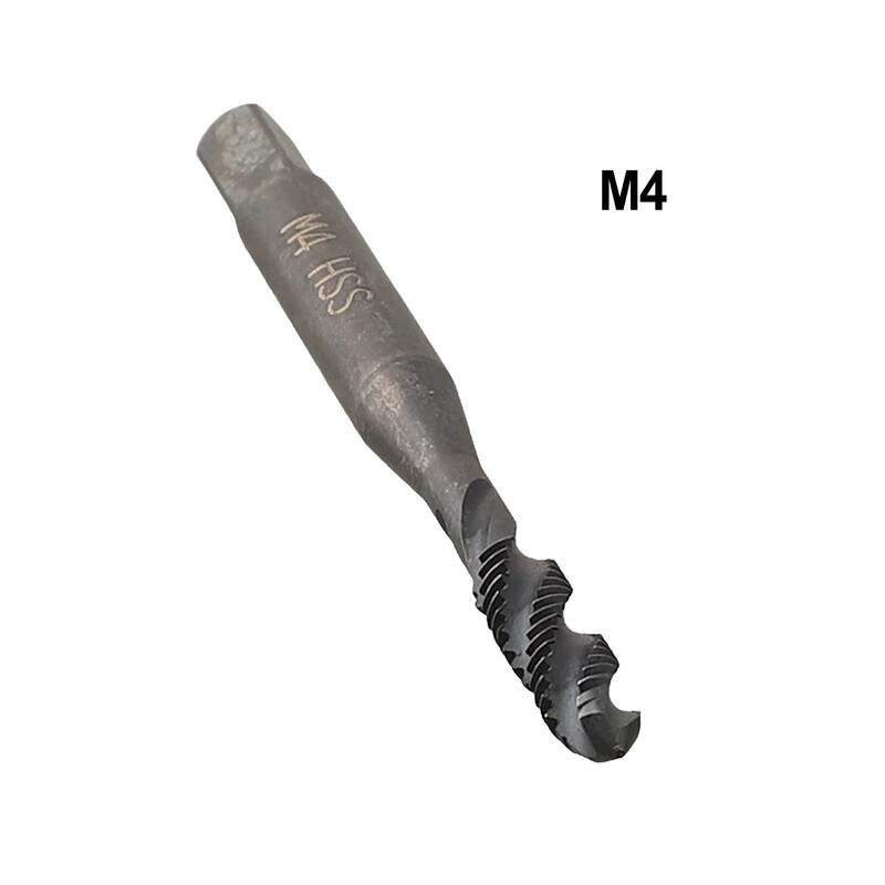 1 gab. Skrūvējamā krāna pārklājuma metriskā spirālveida vītne Metriskā vītņurbjmašīnu komplekts HSS tērauda skrūvju mašīnas saliktie rokas instrumenti