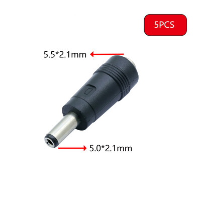 5 buc. DC 7909 Adaptor pentru încărcător de călătorie pentru laptop portabil, mufă femelă DC 5.5x2.1mm la 7.9*0.9mm DC Convertor de priză