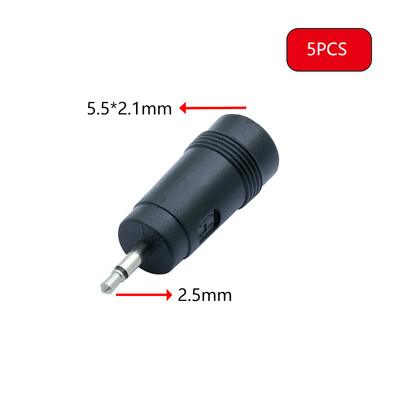5 buc. DC 7909 Adaptor pentru încărcător de călătorie pentru laptop portabil, mufă femelă DC 5.5x2.1mm la 7.9*0.9mm DC Convertor de priză