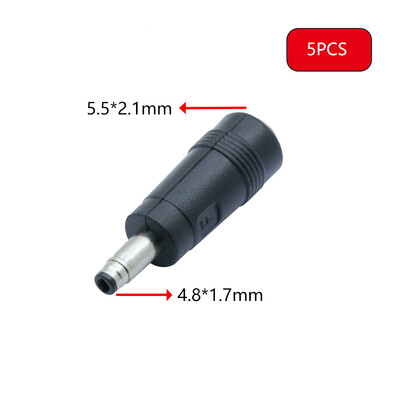 5 buc. DC 7909 Adaptor pentru încărcător de călătorie pentru laptop portabil, mufă femelă DC 5.5x2.1mm la 7.9*0.9mm DC Convertor de priză