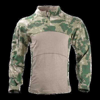 Pánske maskáčové tričko HAN WILD s dlhým rukávom, turistické, poľovnícke, bojové, pánske taktické tričká, airsoft, paintball, kempingové oblečenie