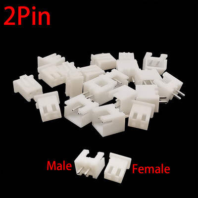 100 gab. JST XH2.54 2/3/4/5 kontaktu spailes Plastmasas apvalka vīrišķais spraudnis + kontaktligzdas vadu savienotājs XH 2.54 2P 3P 4P 5P