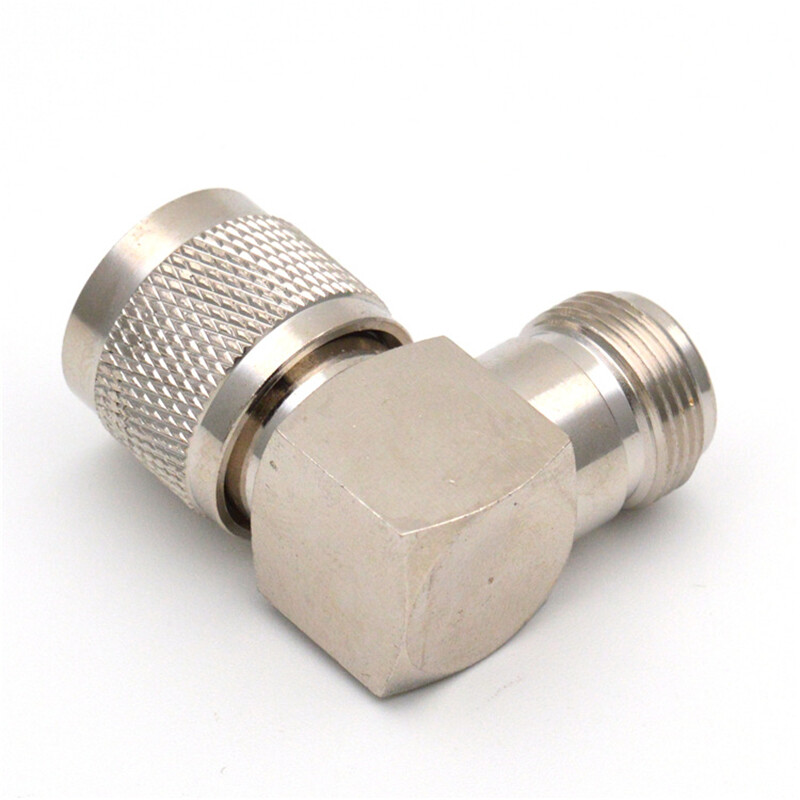 1 db N típusú dugós csatlakozó N-aljzatba, derékszögű, 90 fokos RA RF koaxiális csatlakozó adapter N-JKW