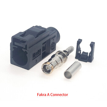 BEVOTOP 2Pcs/Παρτίδα Fakra A/B/C/D/E/F/G/H/I/K/M/Z Θηλυκό Jack RF Ομοαξονικοί συνδετήρες καλωδίων για RG316 / RG174 Καλώδιο Pigtail