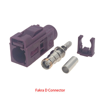 BEVOTOP 2Pcs/Παρτίδα Fakra A/B/C/D/E/F/G/H/I/K/M/Z Θηλυκό Jack RF Ομοαξονικοί συνδετήρες καλωδίων για RG316 / RG174 Καλώδιο Pigtail