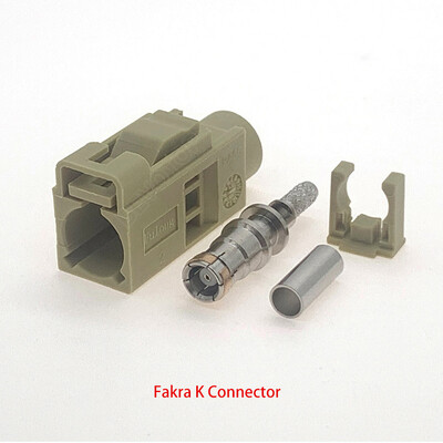 BEVOTOP 2tk/partii Fakra A/B/C/D/E/F/G/H/I/K/M/Z emane pistikupesa RF koaksiaaljuhtme pistikud RG316 / RG174 pigtailkaabli jaoks