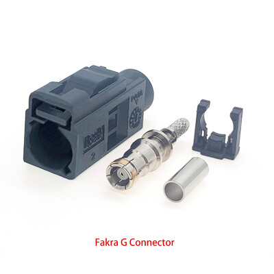 BEVOTOP 2tk/partii Fakra A/B/C/D/E/F/G/H/I/K/M/Z emane pistikupesa RF koaksiaaljuhtme pistikud RG316 / RG174 pigtailkaabli jaoks