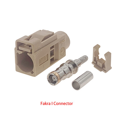 BEVOTOP 2tk/partii Fakra A/B/C/D/E/F/G/H/I/K/M/Z emane pistikupesa RF koaksiaaljuhtme pistikud RG316 / RG174 pigtailkaabli jaoks