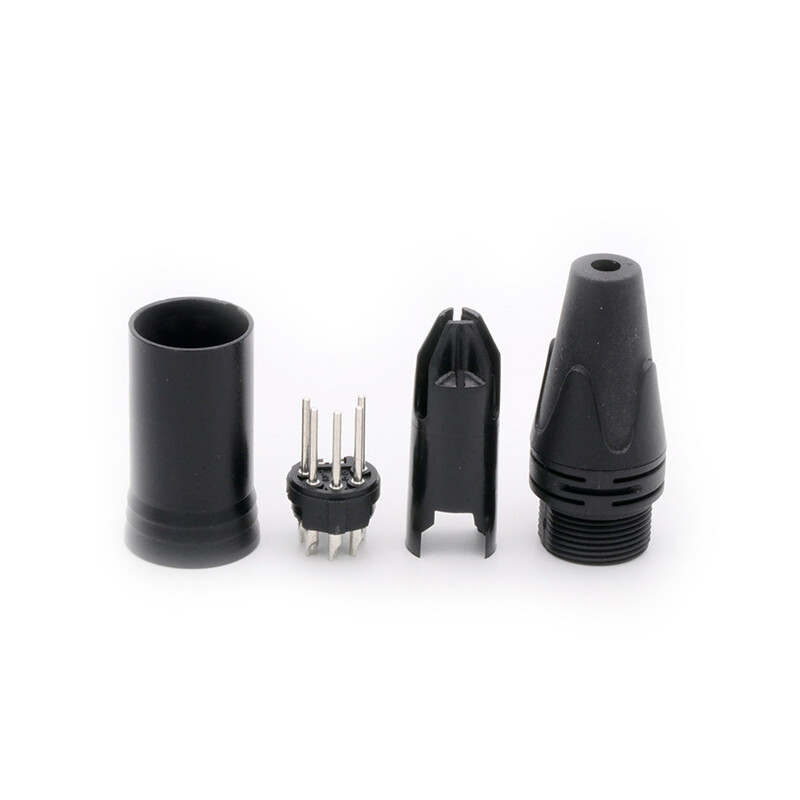 2 gab./1 komplekts XLR kabeļa savienotājs, 5 kontaktu XLR spraudnis vai ligzdas adapteris mikrofonam/MIC, cinka sakausējuma korpuss + vara kontakts