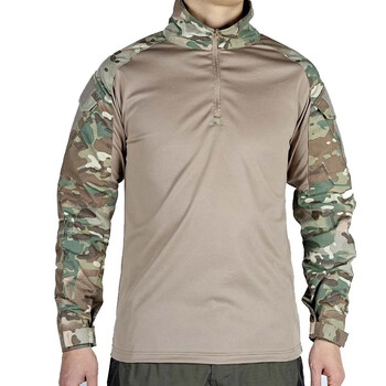 G3 Outdoor Tactical Combat Shirt Combat Shirts Ripstop Military US Army CP Camo Hunting Shirt Памучни спортни дрехи 1/4 цип