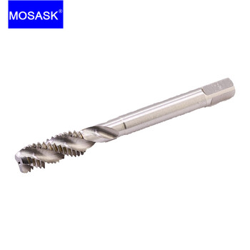 MOSASK 1τμχ M2 M4 M8 M16 M10 M12 CNC JIS PO CNC JIS Εξώθηση ευθεία σπειροειδής αυλάκωση αυλού μέσω τυφλών βιδών μηχανήματος HSS