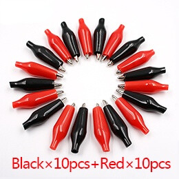 Κλιπ αλιγάτορα Ηλεκτρική δοκιμή μολύβδου Δοκιμή κλιπ Roach Jumper Σύνδεσμοι καλωδίων Συνδέσεις καλωδίων Κλιπ Crocodile διπλής απόληξης