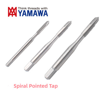 1 ΤΕΜ YAMAWA HSSE Fine Metric Spiral Fluted Βρύση M4M4.5M5*0.5/M5.5/M6.5X0.75 P2 Spiral μυτερή βρύση