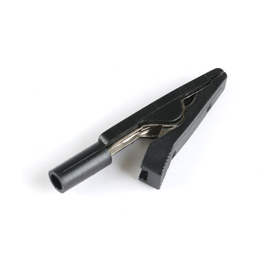 6 tükki krokodilli alligaatori klambrid 2 mm pistikupesaga banaanipesa testklambriga traadiklambri klemm