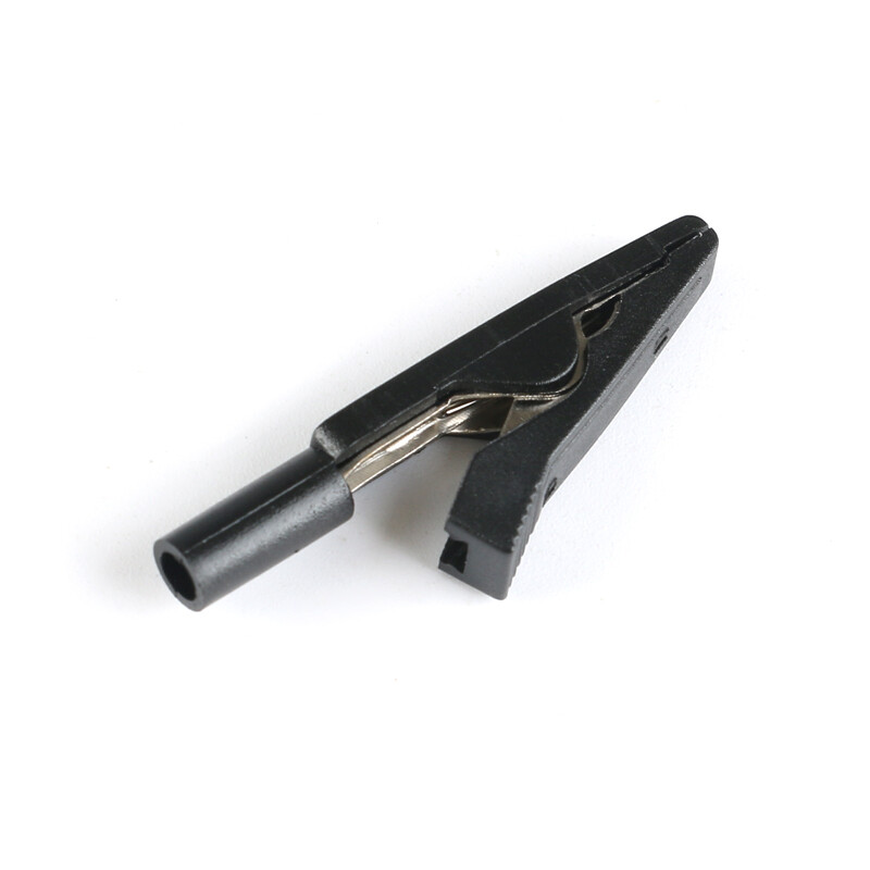 6 tükki krokodilli alligaatori klambrid 2 mm pistikupesaga banaanipesa testklambriga traadiklambri klemm