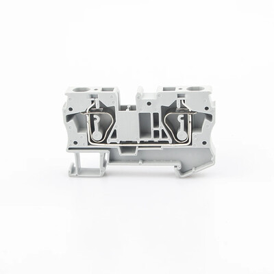 Din sínes sorkapocs blokkok 10 db ST-6 csatlakozók Elektromos vezetékek Visszahúzás típus Rugókosár csatlakozó sorkapcsok ST6