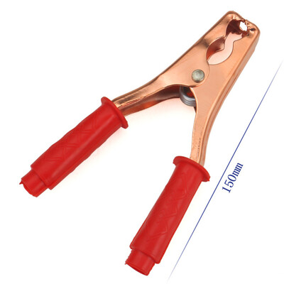 2 tk. komplekt vasega kaetud isoleeritud autokaabli aku testjuhtme klambrid alligaatoriklambri klambrid pistik vooluvõrk punane must isetegemise komplekti testijuhtmed
