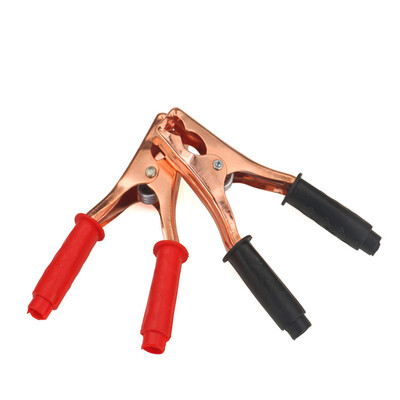 2 tk. komplekt vasega kaetud isoleeritud autokaabli aku testjuhtme klambrid alligaatoriklambri klambrid pistik vooluvõrk punane must isetegemise komplekti testijuhtmed