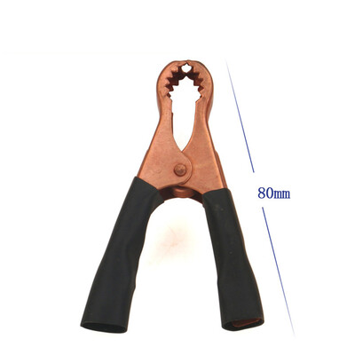 2 tk. komplekt vasega kaetud isoleeritud autokaabli aku testjuhtme klambrid alligaatoriklambri klambrid pistik vooluvõrk punane must isetegemise komplekti testijuhtmed