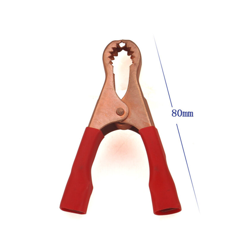 2 tk. komplekt vasega kaetud isoleeritud autokaabli aku testjuhtme klambrid alligaatoriklambri klambrid pistik vooluvõrk punane must isetegemise komplekti testijuhtmed