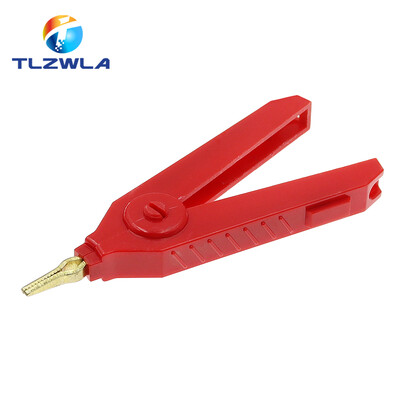 1 tk alligaatoriklamber 90 mm Kelvini vasest kullast plaadiklambriga LCR testklamber täppiselektriinstrumentide tööriista toiteallika jaoks