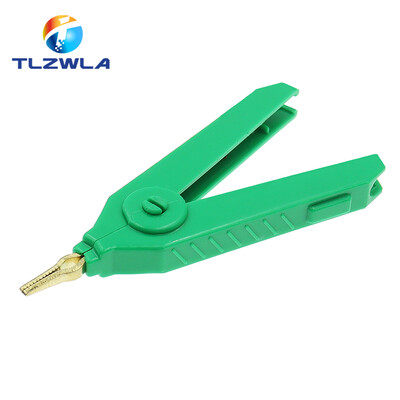 1 tk alligaatoriklamber 90 mm Kelvini vasest kullast plaadiklambriga LCR testklamber täppiselektriinstrumentide tööriista toiteallika jaoks