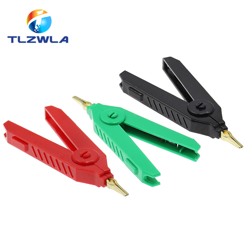 1 tk alligaatoriklamber 90 mm Kelvini vasest kullast plaadiklambriga LCR testklamber täppiselektriinstrumentide tööriista toiteallika jaoks