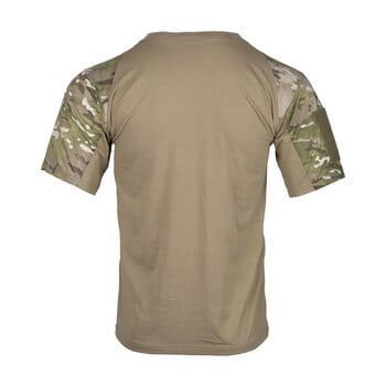 Ανδρικά πουκάμισα παραλλαγής Tees Tactical Combat πουκάμισο κυνηγιού Ρούχα τοπ Ρούχα γυμναστικής Εξωτερική αναπνεύσιμη μπλούζα Camo