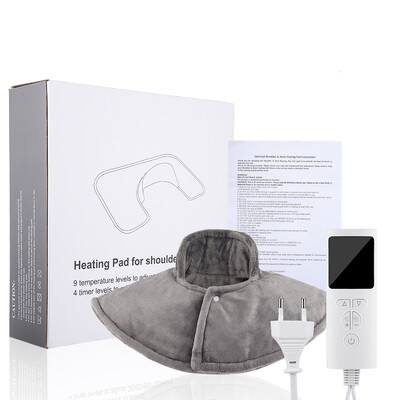 Tampă electrică de încălzire pentru gât, umăr, ameliorarea durerii articulațiilor, șal încălzit, fizioterapie, pătură termică, încălzitor, compresă fierbinte, birou la domiciliu