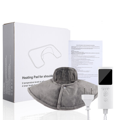 Tampă electrică de încălzire pentru gât, umăr, ameliorarea durerii articulațiilor, șal încălzit, fizioterapie, pătură termică, încălzitor, compresă fierbinte, birou la domiciliu