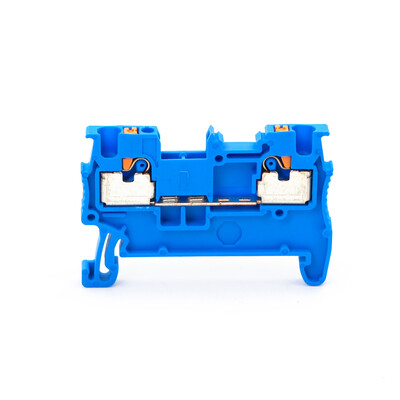 Μπλοκ ακροδεκτών ράγας Din PT-1.5 Σύνδεση ελατηρίου ηλεκτρικού καλωδίου Push In Wiring Conductor 10 τμχ Ταινίες ακροδεκτών ακροδεκτών PT1.5